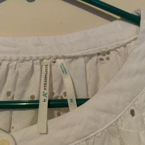 3X White Tallulah Eyelet Dress